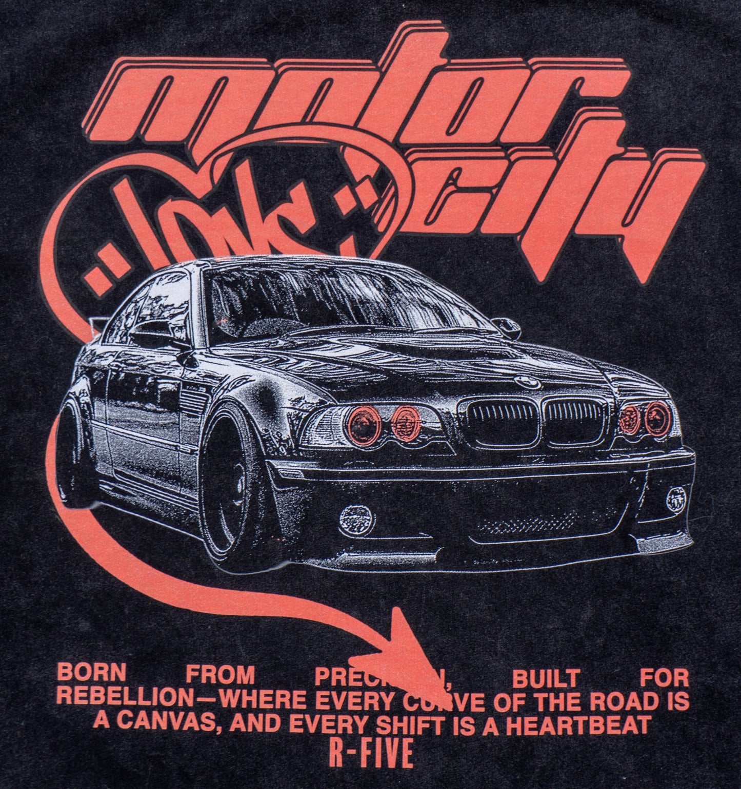 E46 M3 Oversize Snow Washed Summer T-Shirt