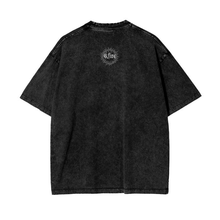 Acid Wash "Motor City" Collection Oversize T-Shirt