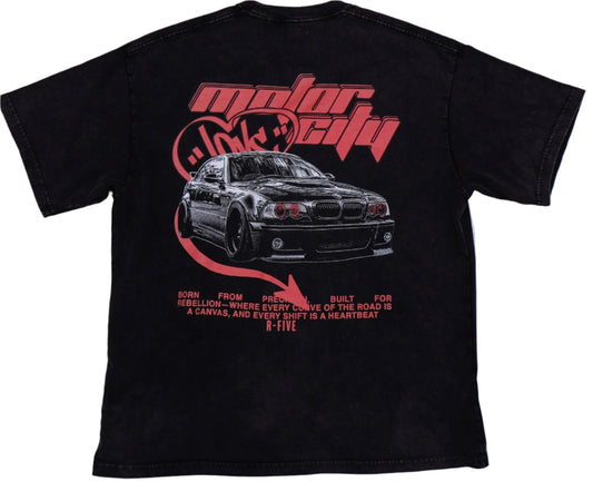E46 M3 Oversize Snow Washed Summer T-Shirt
