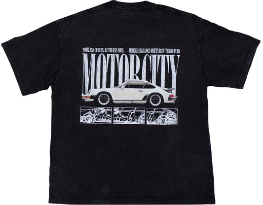 G-Series 911 turbo Oversize Snow Washed Summer T-Shirt