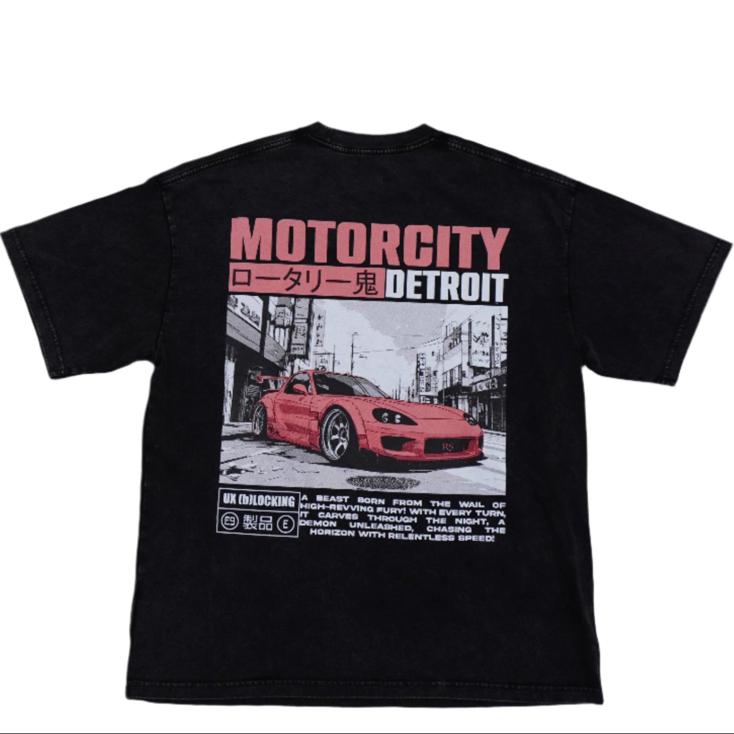 S2K Oversize Snow Washed Graphic T-Shirt