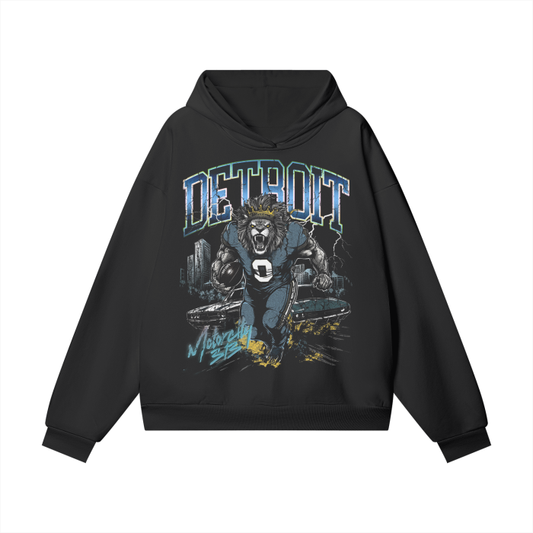 Oversize Heavyweight Hidden Pocket "Motor City" Collection Hoodie